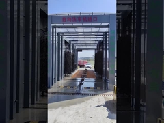 Υψηλή πίεση με βούρτσους Πλυντήριο λεωφορείων 2 ομάδες ψεκασμού 6 βούρτσες