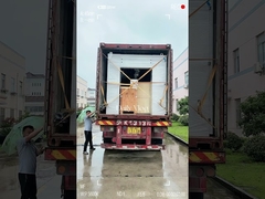 Η μηχανή βούρτσων KOLON μοντέλου KL-7VF φορτώνεται για εξαγωγή!