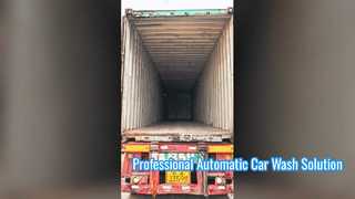 Kolon 2 containers KL-360plus and premium Intelligent Car Wash Machines Export to Russia!