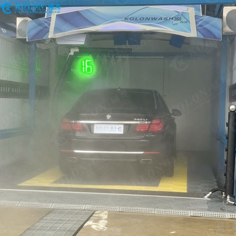 Αυτοματοποιημένο μη άγγιγμα εξοπλισμός πλυντηρίου αυτοκινήτων KL-360 PLUS 22kw αντλία νερού 22kw ανεμιστήρας