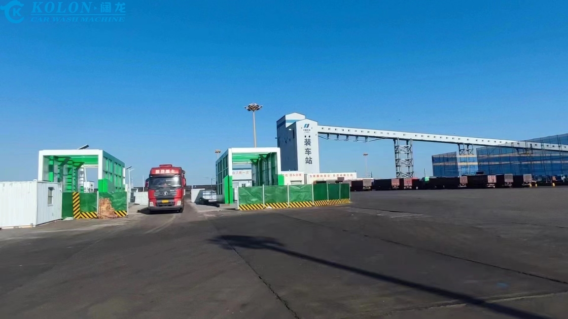 Ηλεκτρικό πλυντήριο λεωφορείων με χρόνο πλύσης 3-5 λεπτά/αμάξι