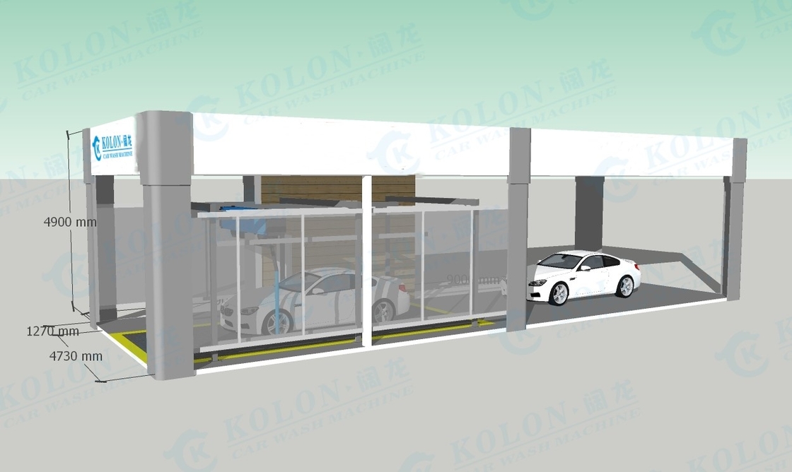 ΚΟΛΟΝ 380V 24.5kW Ρυθμίσιμη πίεση Ασύμβατο πλυντήριο αυτοκινήτων με λειτουργία πλύσης υψηλής πίεσης